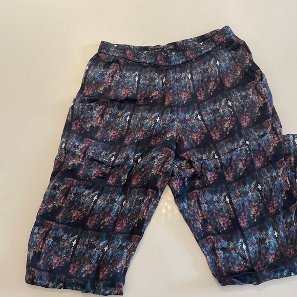 Theyskens Theory cropped silk pant - Picture 1 of 3